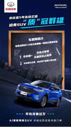 哈弗F7成功“出圈”，累计销量突破20万辆